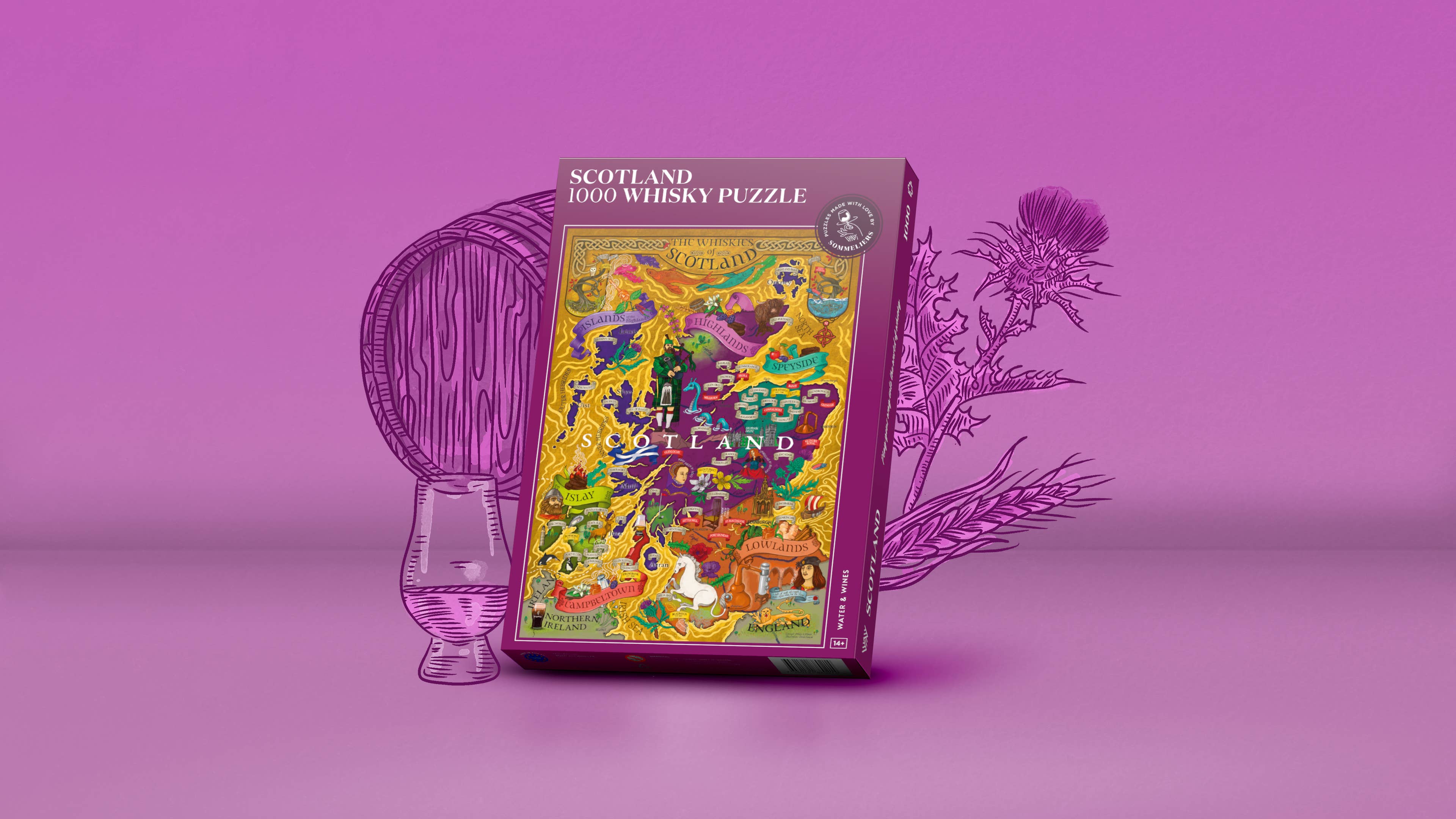 Scotland Whiskey 1000 piece Puzzle – A Gifted Solution