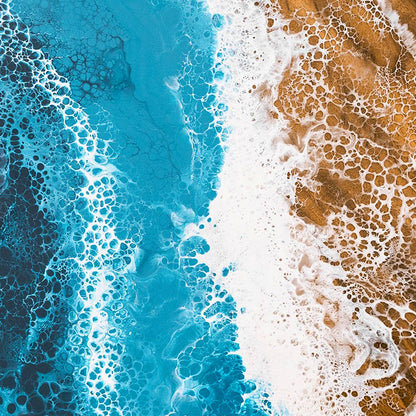 Ocean Vibes Surfboard Shaped Serving Board