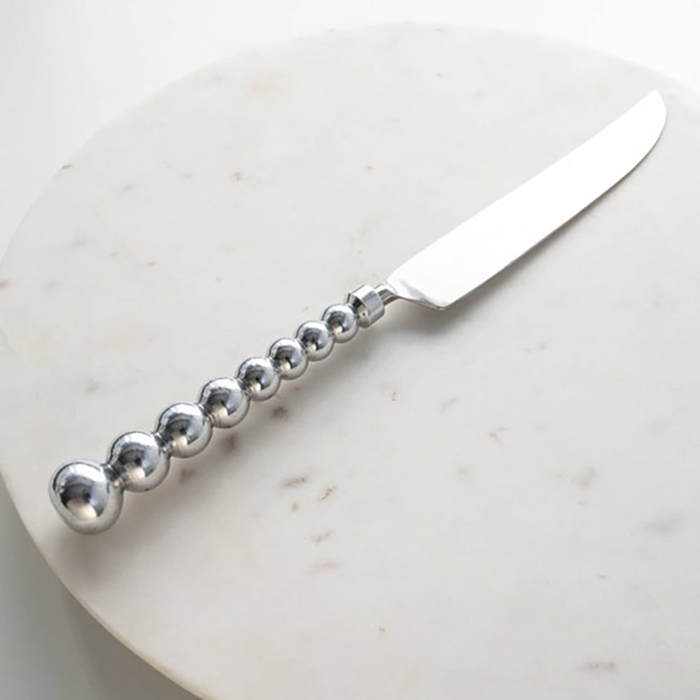 Silver Beaded Cake Knife