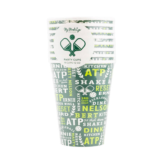 My Mind's Eye Pickleball Theme Paper Cups