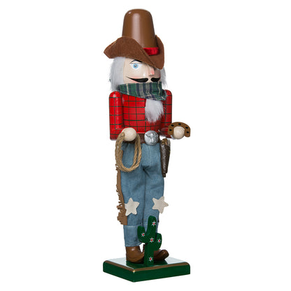 Cowboy Nutcracker 15"H
