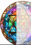 Stain Glass Acrylic Star of David Hanging Decoration - A Gifted Solution