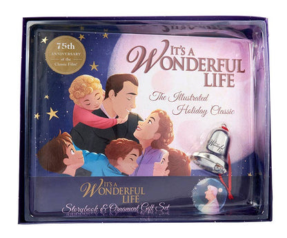 It's a Wonderful Life Holiday Classic Book and Bell Gift Set