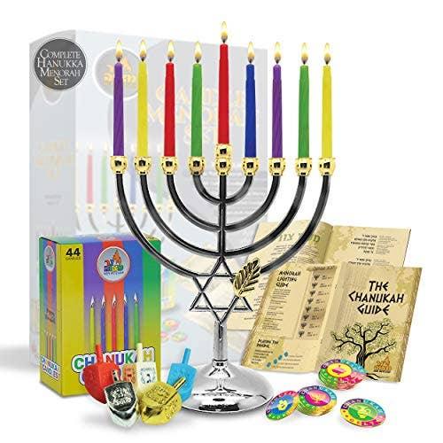 Ner Mitzvah 6.5" Menorah Candle Set