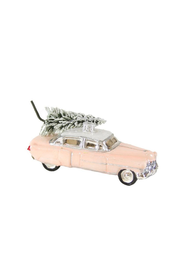Cody Foster Pink Cadillac Hanging Ornament