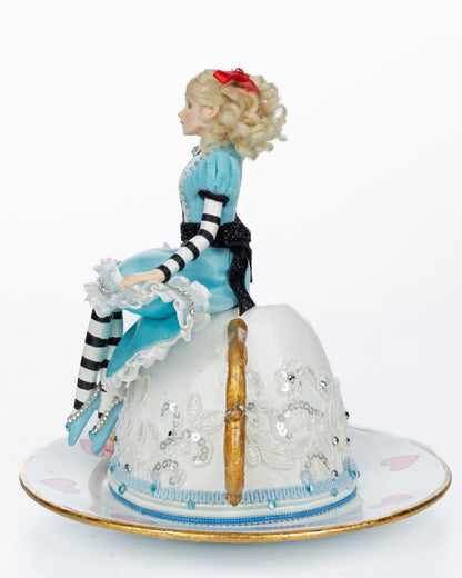 Katherine's Collection Alice on a Teacup Figurine