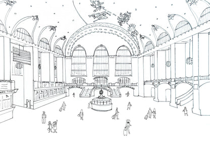 New York City Coloring Book