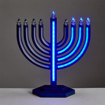 LED Menorah With Color Changing Lights