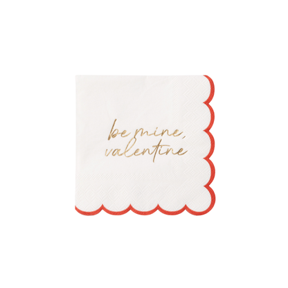 Be Mine Valentine Paper Beverage Napkins