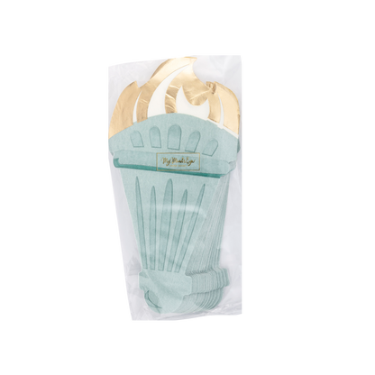 Lady Liberty Torch Paper Napkins