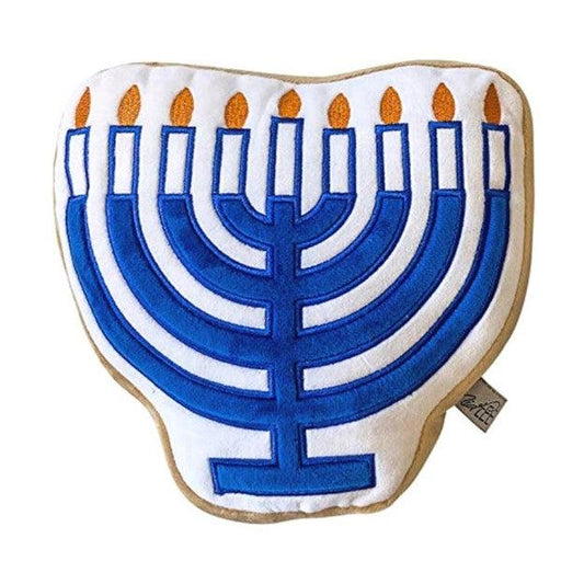 Hanukkah Menorah Sugar Cookie Dog Toy