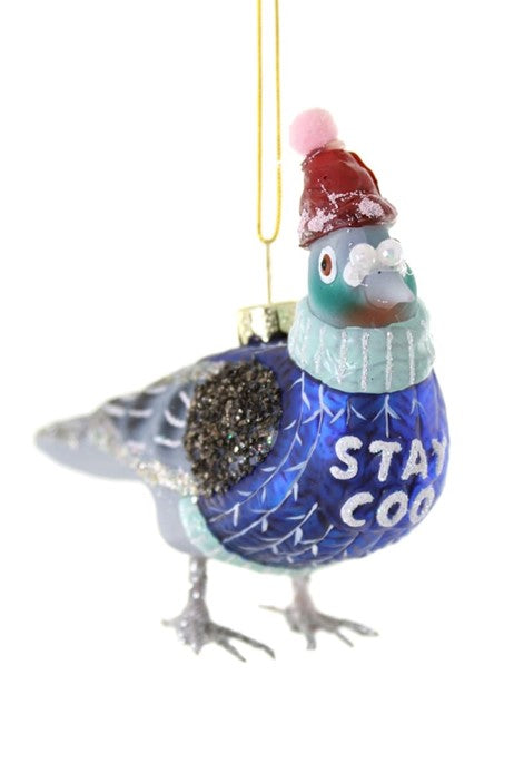 Cody Foster Stay Coo Pigeon Ornament