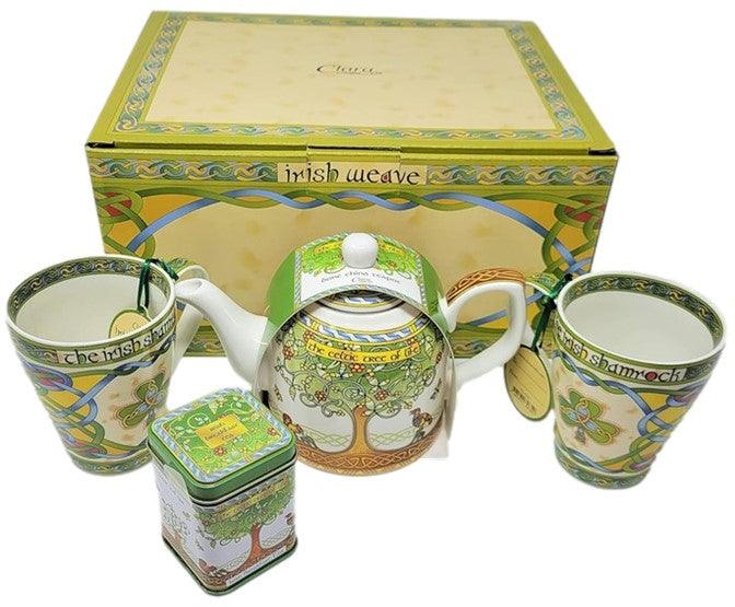 Tree of Life Irish Theme Tea Set