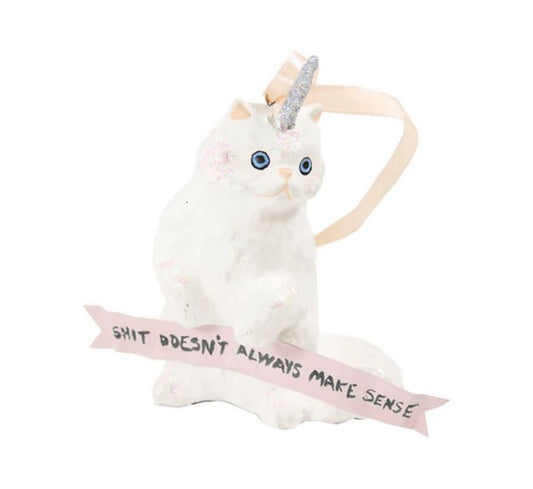 Cody Foster Magical Fantastical Unicorn Kitten Ornament