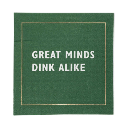 Pickleball Sayings Paper Cocktail Napkins