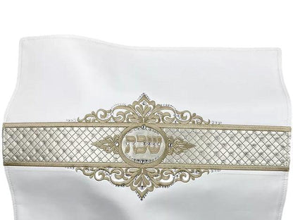 Cream Cover and Rhinestone Challah Cover