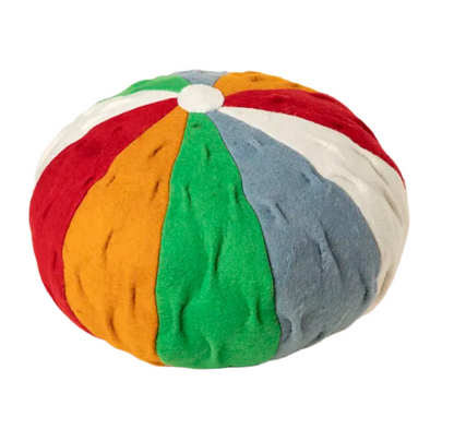 Beach Ball Woolen Throw Pillow