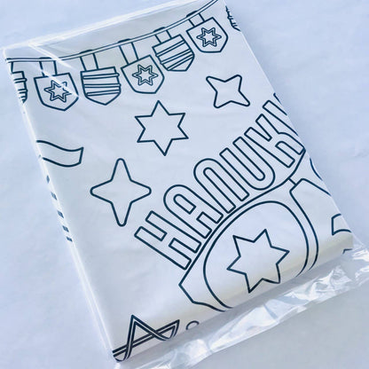 Hanukkah Kids Coloring Tablecloth