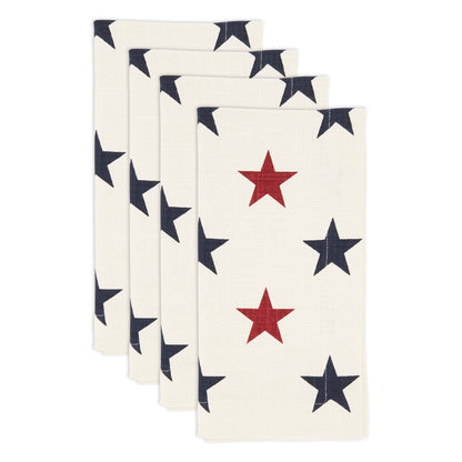 Americana Stars Napkins Set of 4