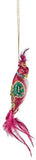 Katherine's Collection Bohemian Fancy Bird Hanging Ornament