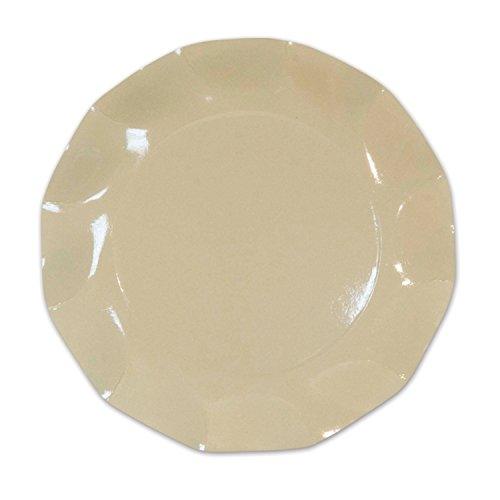 Cream Color 8.25" Paper Plates (Pack of 3)