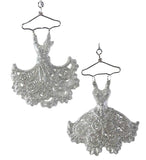 Katherine's Collection Glitter Party Dress Ornaments Set of 2 - A Gifted Solution