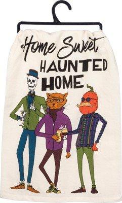 Home Sweet Haunted Home Dish Towel