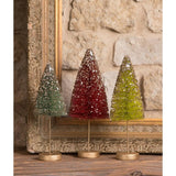 Bethany Lowe Jewel-Tide long stem Bottle Brush Trees S3
