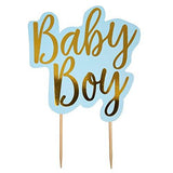 Neviti Pattern Works Baby Boy Blue Cake Topper - A Gifted Solution