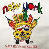 New York City Skyline and Yellow Taxi Kid's Tee Shirt - A Gifted Solution