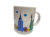 New York City Souvenir Mugs Set of 6