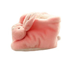 Soft Bunny Booties 4-6 mo., Pink