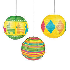 Fiesta Theme Hanging Paper Lanterns - A Gifted Solution