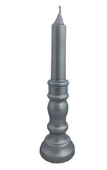 Baroque Gothic Candlestick Silver Candle - A Gifted Solution
