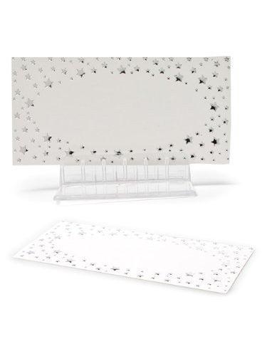 Silver Foil Star Place Cards - A Gifted Solution