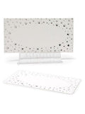 Silver Foil Star Place Cards