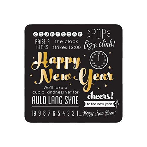 New Year's Eve Expressions Paper Dessert Plates