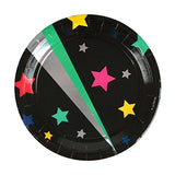 Multi-Color Stars and Silver Foil Paper Dinner Plates (8 ct) - A Gifted Solution