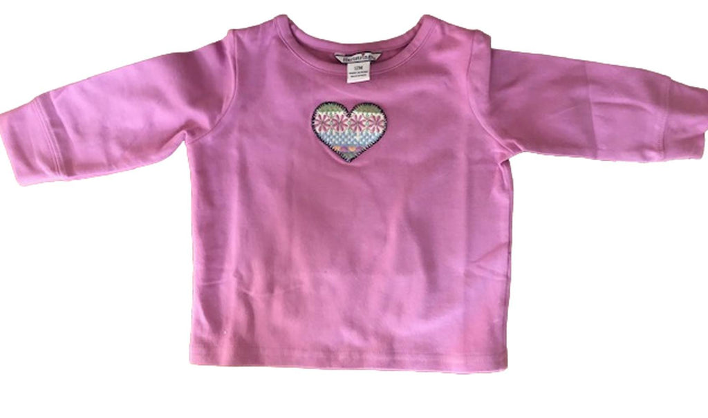 Hartstrings Purple Heart Baby Shirt 12 months