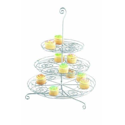 Silver Swirl Cupcake Holder - A Gifted Solution