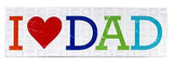 I (heart) Dad Wall Sign