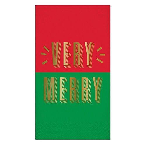 Very Merry Christmas Paper Guest Towels