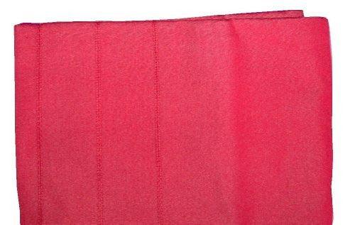Red Pleated Tablecloth 60-Inch by 84-Inch