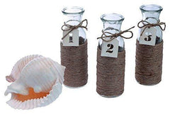 Nautical Style Jute Wrapped Vase Set - A Gifted Solution