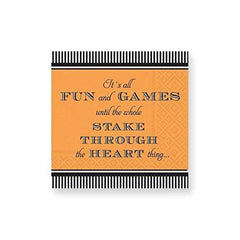 Design Design It is all fun and games Halloween paper napkins
