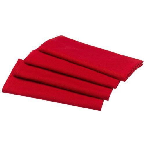 Deep Red Cloth Napkins Set of 4