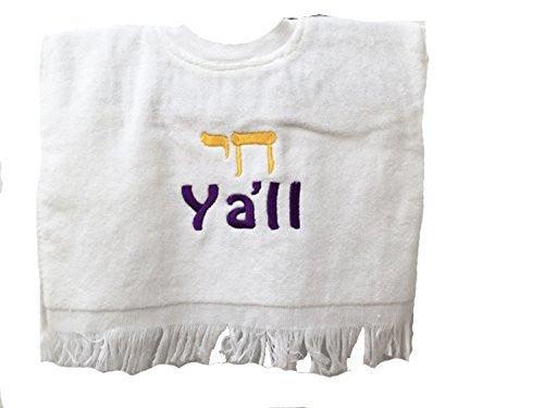 Alef Judaica Chai Y’all Baby Bib