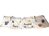 Embroiderd Pouch Hanukkah Banner