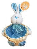 Blue Gingham Easter Basket