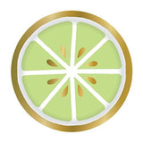 Slant Collection Lime Design Paper Plates - A Gifted Solution